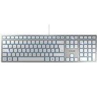 KC 6000 SLIM FOR MAC - Keyboard - Corded - QWERTY - Silver/White
