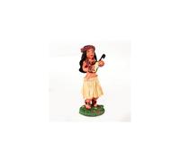 KC Hawaii Girl con Ukulele Mini Dashboard Doll 4 pollici