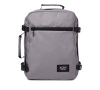 KCB Zaino grande Underseat | Borsa a mano da cabina per aereo | Bagaglio a mano per Ryanair, Vueling e Easyjet | Zaino leggero da viaggio low-cost | Maniglie regolabili | 100% vegano, grigio, Grande
