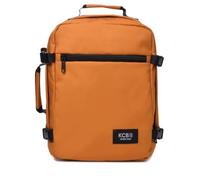 KCB Zaino grande Underseat | Borsa a mano da cabina per aereo | Bagaglio a mano per Ryanair, Vueling e Easyjet | Zaino leggero da viaggio low-cost | Maniglie regolabili | 100% vegano, Mostarda, Grande