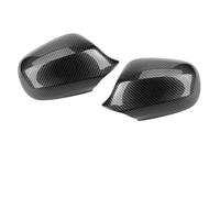 KCBHSH 1 Paio Di Calotte Specchietti Retrovisori Per BMW Serie 3 E90 E91 LCI Facelift 2009-2011 Copertura Retrovisori Effetto Carbonio/nero Lucido Specchietto Alloggiamento(Aspetto carbonio)