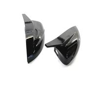 KCBHSH 1 Paio Di Gusci Specchietti Retrovisori Esterni Per Auto Per A3 S3 8V RS3 2014-2020 Coperture Ricambio Parafanghi Posteriori Effetto Carbonio Specchietto Alloggiamento(Nero lucido)
