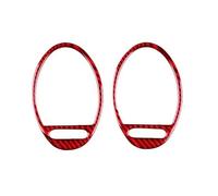 KCBHSH Adesivi Per Bocchette Di Ventilazione Laterali Per Mercedes Per Benz SLK R171 2004-2010, Accessori Per La Decorazione Degli Interni Auto Interni Accessori(ROSSO)