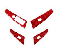 KCBHSH Adesivo per Interni Auto per BMW Serie 5 E60 2004-2007, Rivestimento per Pulsante Alzacristalli, Adesivo Decorativo per Interni Auto Modanature Console Centrale(Guida a Sinistra 2)