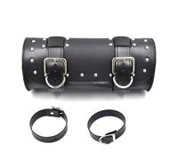 KCBHSH Borsa Da Sella Per Moto Borsa Per Attrezzi Forcella Anteriore Parti Custodia In Pelle Per Bagagli Kit Impermeabile Per Harley Sportster XL883 XL1200 Archiviazione multifunzionale(NERO)
