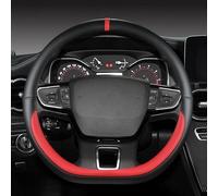 KCBHSH Coprivolante Traspirante in Pelle di Carbonio per Citroen C3 II III 2009-2020 C3 per AIRCROSS 2017-2021 Coprivolante(Rosso)
