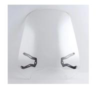 KCBHSH Deflettori Parabrezza Per Moto Per Kawasaki Per Vulcan Per S650 2015-2025 Con Staffa Di Montaggio, Carenatura E Spoiler Antivento Di Estensione(Trasparente)