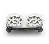 KCBHSH Fanali Posteriori Per Motociclette Luce Freno Posteriore Luce Indicatore Di Direzione Parti Per Kawasaki ZX-6R G1G2J1J2 1998-2002 ZR7S ZX900 ZX9R ZZR600 Integrata Lampada(CHIARO,X-1)