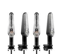 KCBHSH Indicatori di Direzione per Moto, Lampeggianti Scorrevoli per Y&amaha XT 1200 Z ZE XTZ 1200 ES FZ07 FZ09 FZ10 FZ16 FZ-S V2.0 V3.0 Indicatore di Direzione Moto(4 Pezzi di Luce)