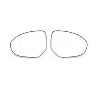 KCBHSH Lenti Per Specchietti Retrovisori Per Mazda 2 M2 2008-2011, In Vetro Per Parafango Laterale Sinistro E Destro, Riscaldate Anti-Glare Specchietto(Sinistra e destra)