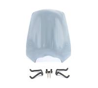 KCBHSH Spoiler Per Parabrezza Moto Per Kawasaki Per Vulcan Per S650 Per EN650 Per VN650 2015-2024 Per Staffa Parabrezza Antivento Di Estensione(Titanio 1)