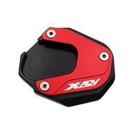 KCBHSH Supporto Estensione Cavalletto Per Moto Per XADV 750 2017-2025, Piastra Di Supporto Pedana Allargata Moto Cavalletti Base(Rosso 1,2021-2025)