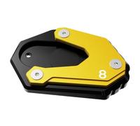 KCBHSH Supporto Per Cavalletto Laterale Per Suzuki GSX-8S 2023-2024, Piastra Di Supporto Pedana Allargata, Supporto Per Cavalletto Laterale Moto Cavalletti Base(Rosso 1)