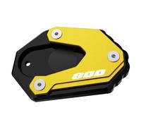 KCBHSH Supporto Per Cavalletto Laterale Per Suzuki VSTROM 800DE 2023-2024, Piastra Di Supporto Pedana Allargata, Supporto Per Cavalletto Laterale Moto Cavalletti Base(Oro 1)