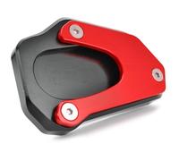 KCBHSH Supporto Per Cavalletto Laterale, Piastra Di Supporto Allargata Per Cavalletto Laterale, Per Suzuki V-Strom 1050A/XT 2020, CNC Moto Cavalletti Base(ROSSO)