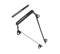 KCBHSH Supporto per Navigazione per Moto per Ducati MULTISTRADA V4 S V4S 2021 2022 2023 2024 Supporto per Telefono Supporto GPS Piastra di Ricambio GPS Telefono Navigatore Staffa(Nero 2,12mm+22mm)