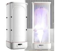 Kccjjrg A,Steamer per Abbigliamento - Ferro da Stiro Verticale 900W Automatico Senza Fili/Armadio A Vapore/Asciugatrice da Viaggio/Supporto di Asciugatura Elettrico per Vestiti E Tessuti