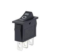 KCD3 220V ON/Off SPST Rocker Switch Single Pole Single Throw 2 Position 20A 125VAC with LED Light 3 Pins/ 2 Pins(3PIN 3end) Controls Switches