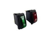 KCD3 3pin ON/OFF 15A 250V / 20A 125V AC, interruttore di alimentazione impermeabile leggero ad alta corrente con interruttore a pulsante LED(1pcs-01)