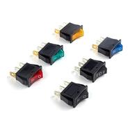 KCD3 Interruttore a bilanciere ON-OFF 2 posizioni 3 pin Apparecchiature elettriche con interruttore di alimentazione della luce 16A 250VAC/ 20A 125VAC Casa/Industria(Green,1pcs)