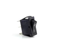 KCD3 Rocker Switch ON-OFF 2 Position 3 Pin Electrical Equipment with Light Power Switch 16A 250VAC/ 20A 125VAC Home/Industry BIANMTSW(Black-2D,One Size)