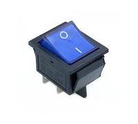 KCD4 Rocker Switch ON-OFF 2 Position 4 Pins / 6 Pins Electrical equipment With Light Power Switch 16A 250VAC/ 20A 125VAC MQXFCZUX(Blau,4 Pin)