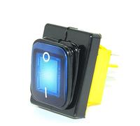 KCD4 T85 220V 30A Heavy Duty red Blue Green IP68 Waterproof led Toggle Switch 4pins on Off Marine Freeze Rocker (Color :, Size 24v) Switches