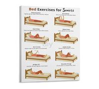 KCDFDVJFBM Easy Movement Guide for Older Adults Canvas Art Print Wall Decor for Bedroom Living Room(Unframed,16x24inch(40x60cm))
