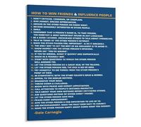 KCDFDVJFBM Effective Communication Skills Motivational Canvas Poster for Office Wall-Art Professional Development Decor(Unframed,08x12inch(20x30cm))