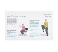 KCDFDVJFBM Healthy Aging Poster Balance and Strength Training Info Graphic Canvas Wall-Art for Seniors Home Office Decor Fitness Awareness (Framed,08x12inch(20x30cm))