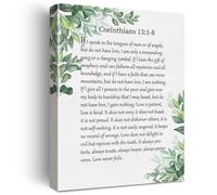 KCDFDVJFBM Love Is Patient Love Is Kind 1 Corinthians 13:4-8 Scripture Wedding For Home Decor(Unframed,12x18inch(30x45cm))