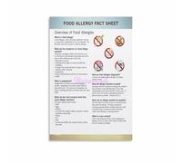 KCDFDVJFBM Mindful Eating Awareness Poster, We Care About Ingredients Canvas Wall Art for Cafe Restaurant Kitchen Decor (Framed,08x12inch(20x30cm))
