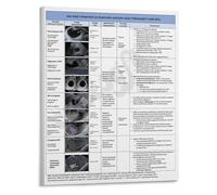 KCDFDVJFBM Poster First Trimester Ultrasound Early Pregnancy Loss Clinical Reference for Ultrasound Technicians Training Wall-Art(Unframed,08x12inch(20x30cm))
