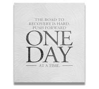 KCDFDVJFBM Recovery Journey Wall-Art - Sobriety Encouragement Poster for Home and Counseling Office(Framed,16x24inch(40x60cm))
