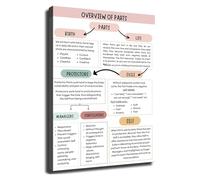 KCDFDVJFBM Self Discovery Poster Parts Mapping Chart Inner World Systems Educational Wall-Art for Counseling Office Classroom Training(Framed,16x24inch(40x60cm))