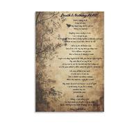 KCDFDVJFBM Sympathy Memorial Verse Poster Deceased Loved One Tribute Poem Canvas Wall-Art Print For Wake Service Casket Side Table Decor(Unframed,12X18inch(30X45cm))