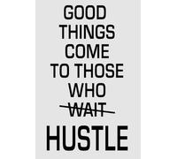 KCDFDVJFBM The Hustle Motivational - Inspirational Wall-Art Print for Office Decor, Bedroom or as a Gift for Hustlers(Framed,16x24inch(40x60cm))