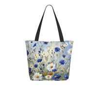 KCGSDEGV Borsa a tracolla leggera con stampa di aeroplani della Seconda Guerra Mondiale della Seconda Guerra Mondiale, Borsa a tracolla leggera con cerniera per shopping, scuola, lavoro, viaggi, Fiori