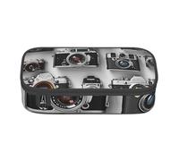 KCGSDEGV Retro Cool Camera Collection Astucci stampati carino scomparto matita sacchetto portapenne astuccio porta cancelleria organizzatore scatola per la scuola ragazze ragazzi
