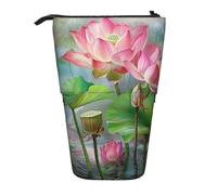 KCGSDEGV Spirit of the Flowers - Astuccio espandibile per penne scolastiche, trucchi e viaggi, per studenti e artisti