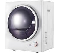 KCHBSE Mini asciugatrice, ventilato, Carica Frontale, 850 W con Resistenza in Ceramica PTC | Installazione Indipendente/a Parete | Asciugatura a 65 °C, 2 filtri, 49 × 41,5 × 58,8 cm,White