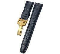 KCHSRKHXC 20mm 21mm 22mm Cowhide Watch Band Replacement for Porotfino Family 'S Watches Strap Folding Buckle