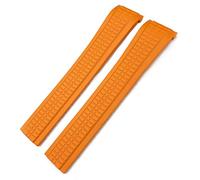 KCHSRKHXC 21 mm Colowful Fluern Bulla di guardia per 5164A Serie 5167A Serie Butterfly Silicone Watch Watch Strap