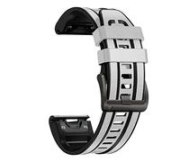 KCHSRKHXC 22 26mm Quickfit Smart Watch Straps For Fenix 7 7X 6 6X Pro 5X 5 Plus 3HR 9455 Leather+Silicone Wrist Watchbands Bracelet