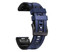 KCHSRKHXC 22 26mm Quickfit Smart Watch Straps For Fenix 7 7X 6 6X Pro 5X 5 Plus 3HR 9455 Leather+Silicone Wrist Watchbands Bracelet