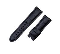 KCHSRKHXC 22mm 24mm 26mm Leather Watchband Compatible With Strap Watch Band Tang Buckle PAM441/111/386 Accessories
