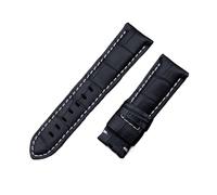 KCHSRKHXC 22mm 24mm 26mm Leather Watchband Compatible With Strap Watch Band Tang Buckle PAM441/111/386 Accessories