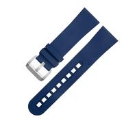 KCHSRKHXC 23,0 mm di orologio morbido in gomma fluidori per cinghia blancpain cinquanta fathoms 5000 5015 Bracelet a cinghia nera sostituzione