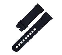 KCHSRKHXC 23,0 mm di orologio morbido in gomma fluidori per cinghia blancpain cinquanta fathoms 5000 5015 Bracelet a cinghia nera sostituzione
