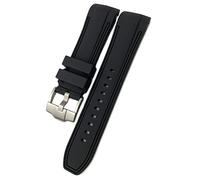 KCHSRKHXC 23mm 24mm Premium Quality Rubber Silicone Watchbands Soft Watch Strap Special For T035617 T035627 T035 Bracelets